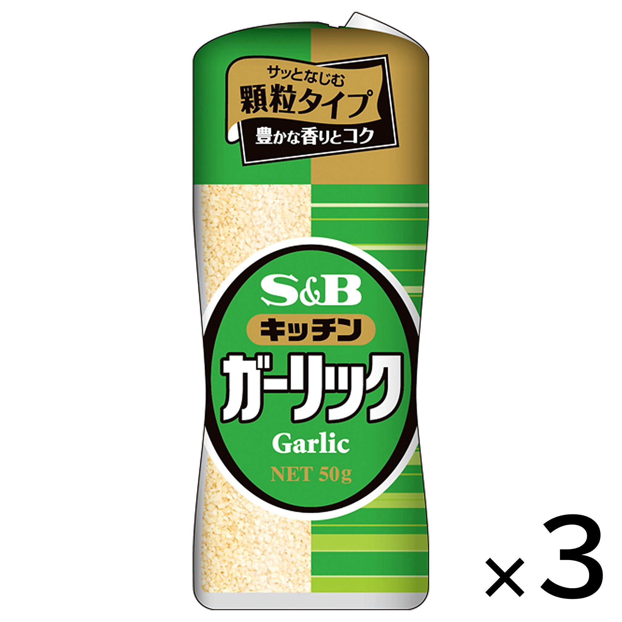 S&B Kitchen Garlic One Touch Bottle  (3-pack)
